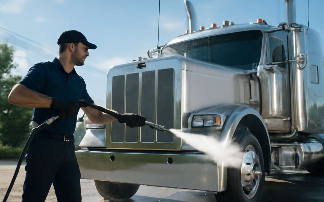 Boost Your Business with Top Tips for Pressure Washing 18 Wheelers Jobs to Shine Brightly