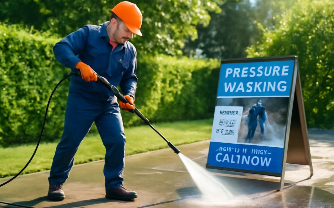 Boost Your Local Business with Eye-Catching Pressure Washing Flyers for Maximum Impact